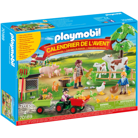 Calendar Craciun Ferma Playmobil 70189 ookee.ro