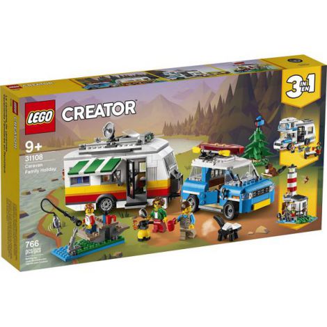 Lego Creator Vacanta In Familie Cu Rulota 3in1 31108 LEGO® imagine noua