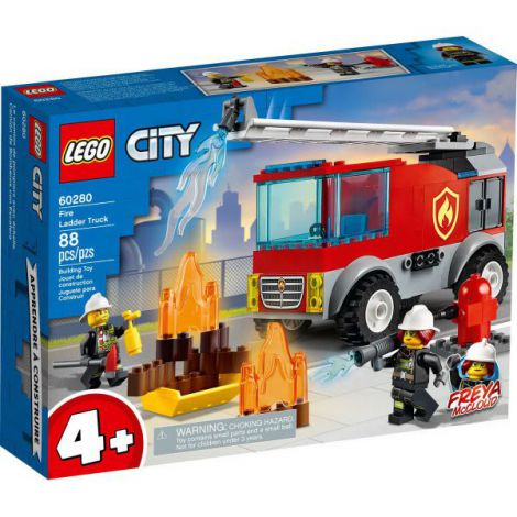 Lego City Camion De Pompieri Cu Scara 60280 LEGO® imagine noua