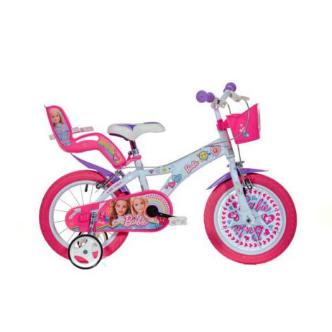 Bicicleta copii 16 – barbie la plimbare -resigilata ookee.ro