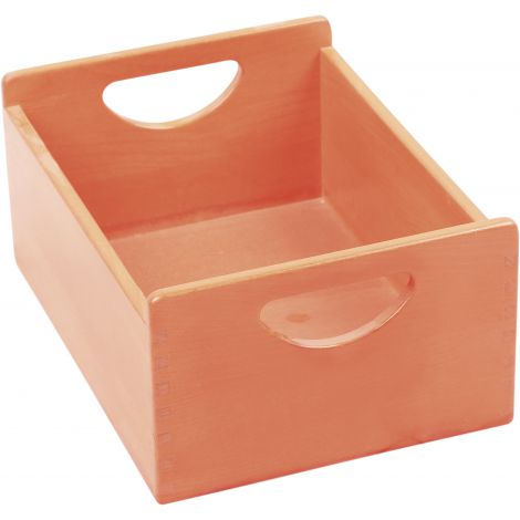 Cutie depozitare inalta din lemn de fag – orange – Flexi Moje Bambino