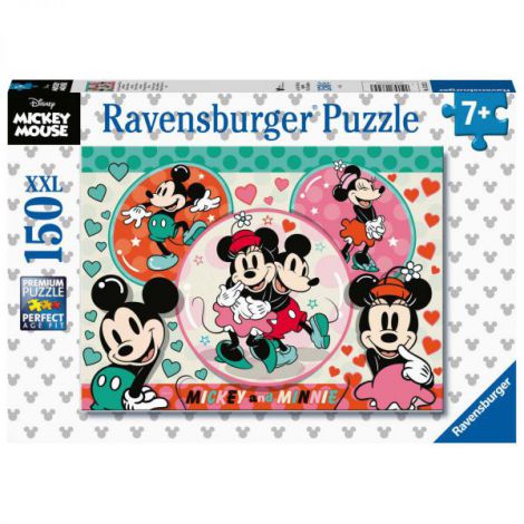 PUZZLE MICKEY SI MINNIE, 150 PIESE