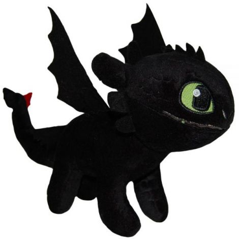 Jucarie din plus Toothless negru, Dragons, 25 cm