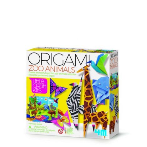 Mini set creativ - Origami Animale Zoo, LittleCraft