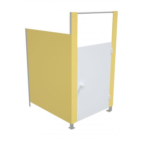 Modul aditional pentru toaleta modulara cu separatoare, fara usa, culoarea galben, pentru copii