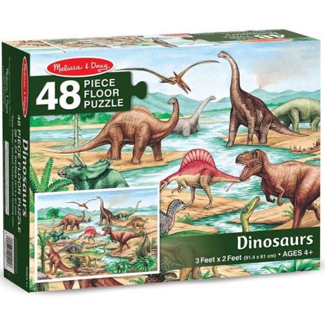 Puzzle de podea cu dinozauri Melissa and Doug 0421