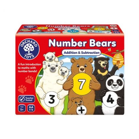 Joc educativ Numarul Ursuletilor NUMBER BEARS