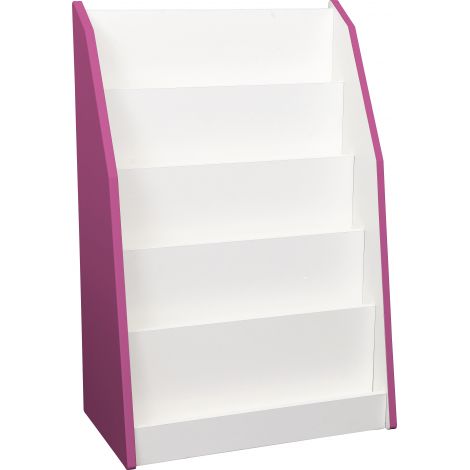 Quadro alb Biblioteca pentru gradinita culoare Roz inchis