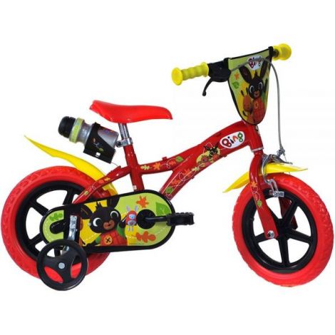 Bicicleta copii 12inch, pentru copii 3-5 ani, bing 612L-BG Dino Bikes
