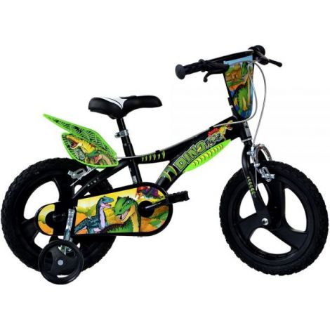 Bicicleta copii 14inch, pentru copii 4-7 ani, dinosaur 614L-DS Dino Bikes