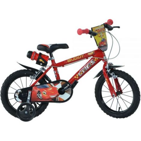 Bicicleta copii 14inch, pentru copii 4-7 ani, cars 414U-CR Dino Bikes