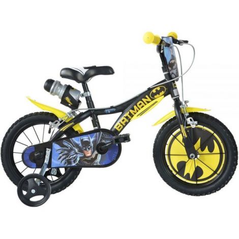 Bicicleta copii 14inch, pentru copii 4-7 ani, batman 614-BT Dino Bikes