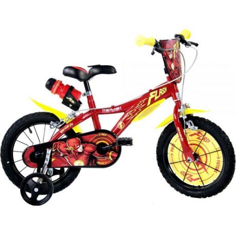 Bicicleta copii 16inch, pentru copii 6-8 ani, flash 616-FH Dino Bikes