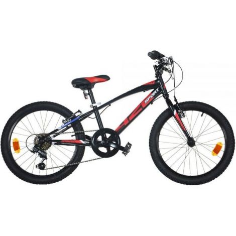 Bicicleta copii Dino Bikes 20′ MTB baieti Sport negru cu 6 viteze Biciclete copii imagine 2022
