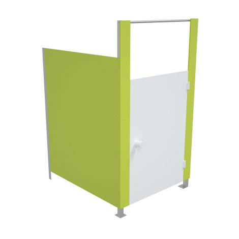 Modul aditional pentru toaleta modulara cu separatoare, fara usa, culoarea verde, pentru copii