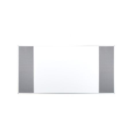 Tabla de scris mare Combi - tabla alba magnetica cu laterale pentru fixare documente