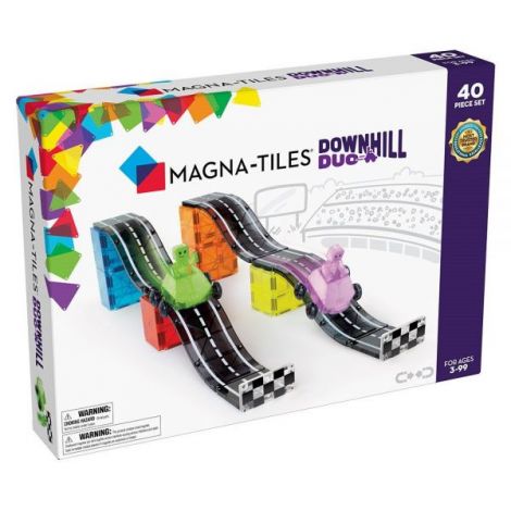 MAGNA-TILES Downhill Duo, set magnetic 40 piese - 0