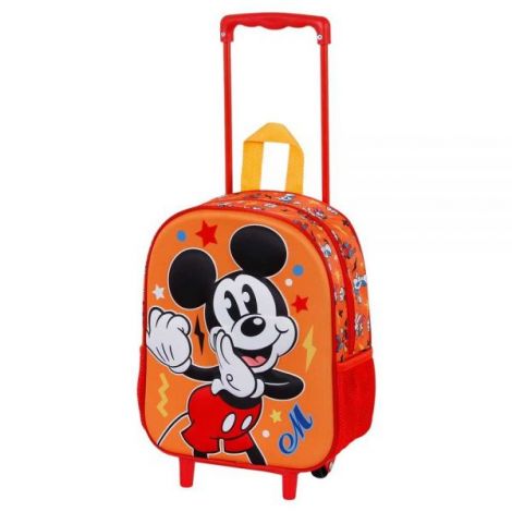 Troler Mickey Mouse Whisper 3D, 26x34x13 cm