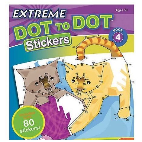 Extreme Dot to Dot Stickers: Book 4