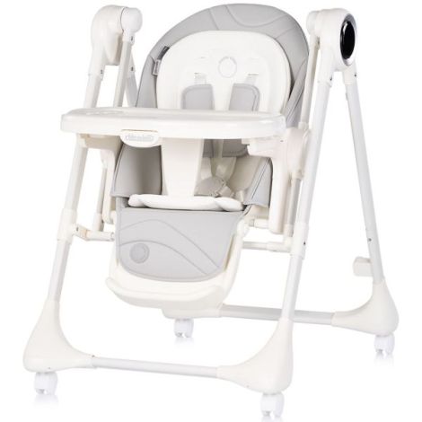 Scaun de masa si leagan electric Chipolino Master Class 2 in 1 cashmere