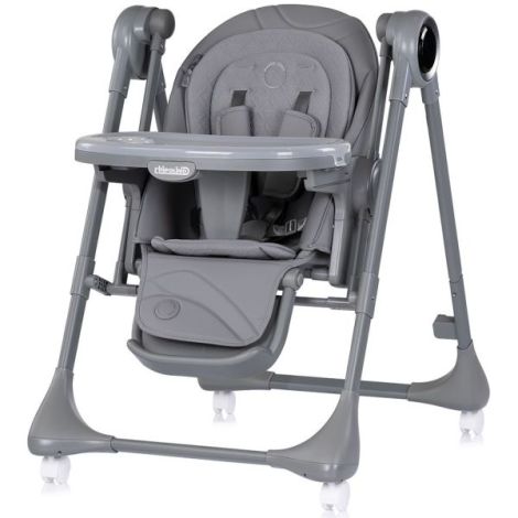 Scaun de masa si leagan electric Chipolino Master Class 2 in 1 charcoal