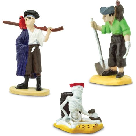 Tub cu 12 figurine Pirati Safari 680804