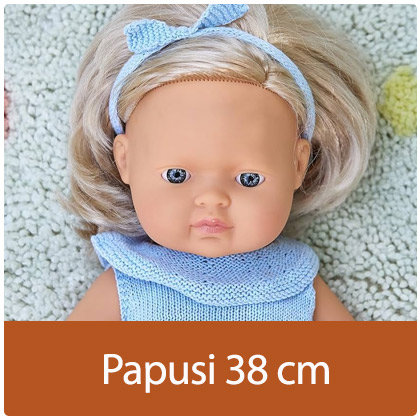 Papusi 38 cm miniland dools bebe