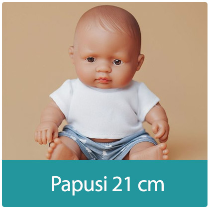 Papusi Mici miniland dools bebe