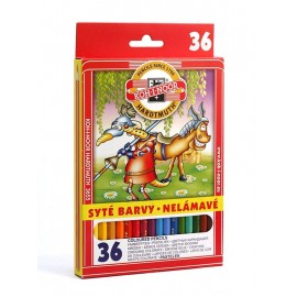Set 36 Creioane Colorate Monstruleti - Koh I Noor imagine