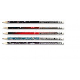 Creion Grafit HB cu Guma Microcosmos - Koh I Noor