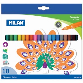 Set 18 carioci colorate - Milan