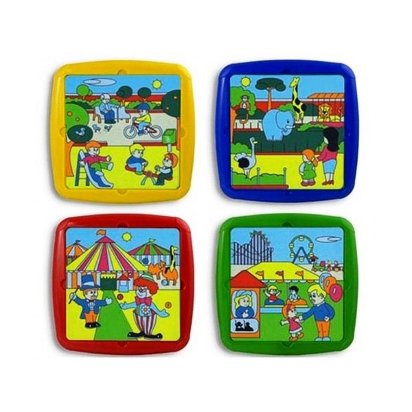 Set de 4 puzzle Timpul liber - Miniland