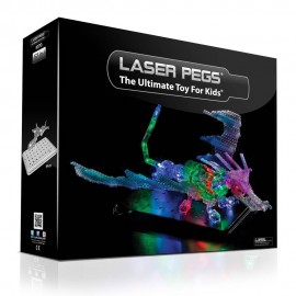 Kit Constructie cu lumini Laser Pegs 57 in 1 - Dragon