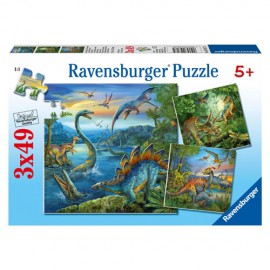 Puzzle farmecul dinozaurilor 3x49 piese