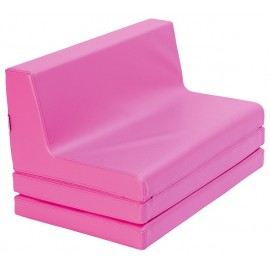 Canapea din spuma, extensibila – roz Moje Bambino