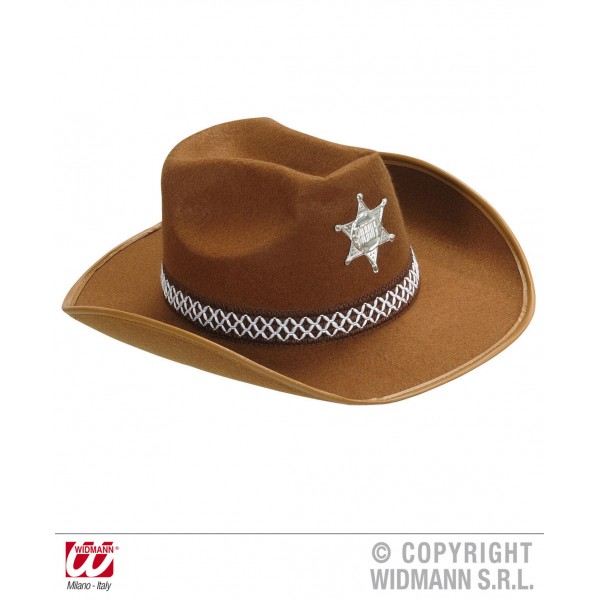 Palarie sheriff maro