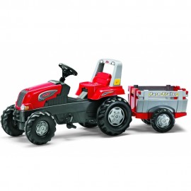 Tractor cu pedale si remorca – Rolly Junior ookee.ro