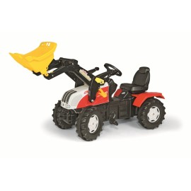 Tractor cu pedale Rolly Toys Steyer CVT cu cupa Tractoare cu pedale imagine 2022