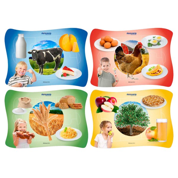Set 4 puzzle De unde provin alimentele