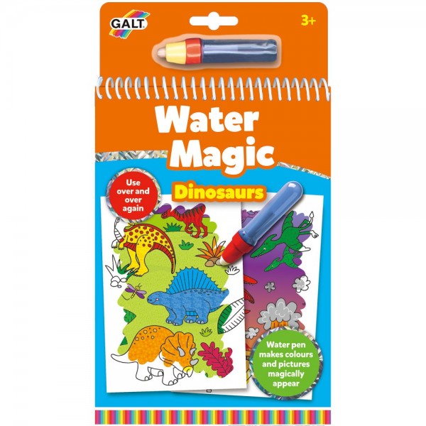 Water magic: carte de colorat dinozauri