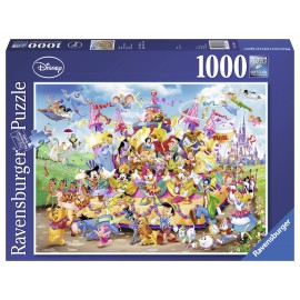 Puzzle carnavalul disney multicolor 1000 piese ookee.ro imagine noua