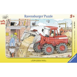 Puzzle excavator 15 piese