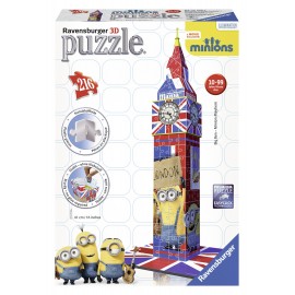 Puzzle 3d big ben minions 216 piese
