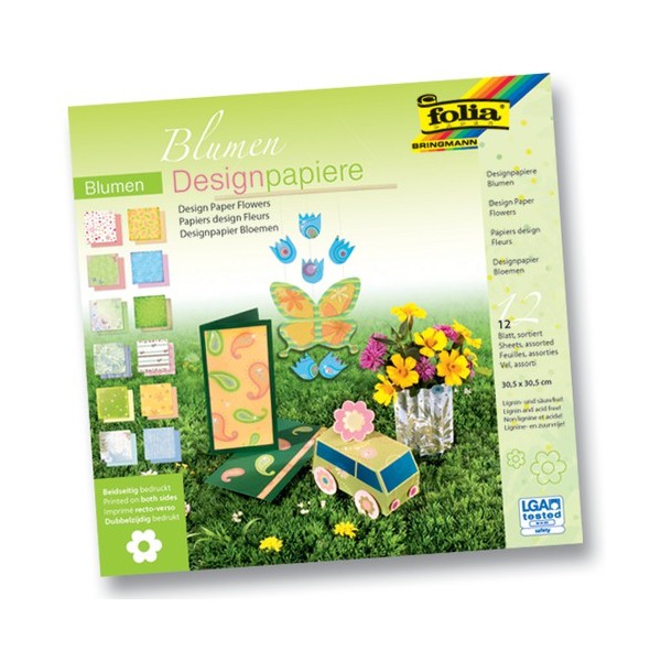 Carton Designer Flori 190g 30,5x30,5cm