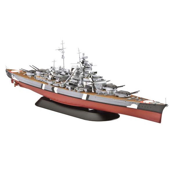 Macheta Vas de Razboi Bismarck - Revell 5098, scara 1:700