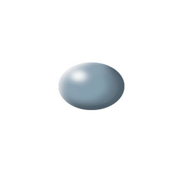 Aqua grey silk