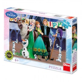 Puzzle - frozen - aniversarea (300 piese xl)
