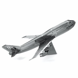 Set asamblare macheta metalica Avion comercial Boeing 747 - Metal Earth