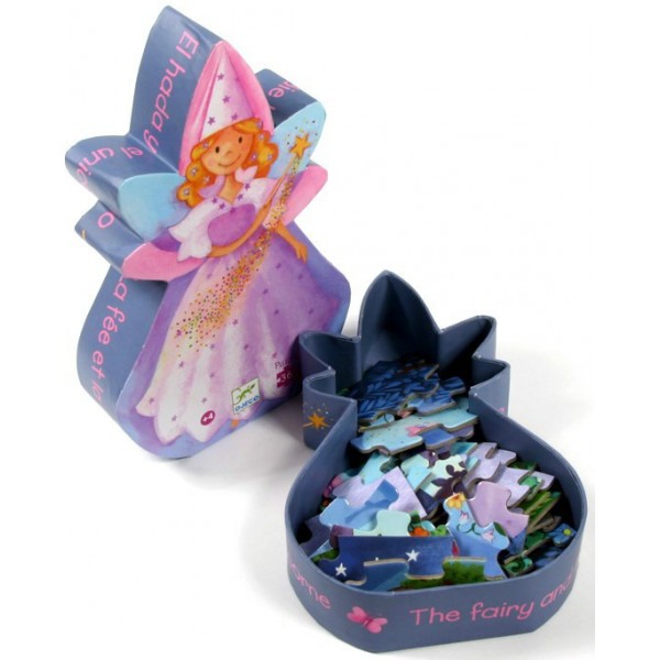 Puzzle Djeco Zâna și unicornul