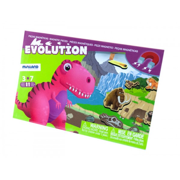 Joc magnetic Descopera Evolutia speciilor - Miniland